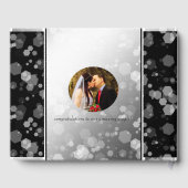 Elegant 70. Platinum Hochzeitstag Gästebuch (Rückseite)