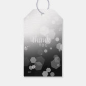 Elegant 70. Platinum Hochzeitstag Geschenkanhänger (Rückseite)