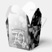 Elegant 70. Platinum Hochzeitstag Geschenkschachtel (Geöffnet)