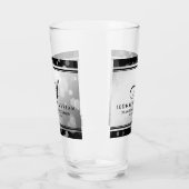 Elegant 70. Platinum Hochzeitstag Glas (Links)