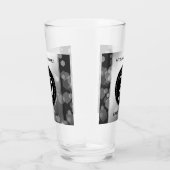 Elegant 70. Platinum Hochzeitstag Glas (Rechts)