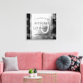 Elegant 70. Platinum Hochzeitstag Leinwanddruck (Insitu (Wohnzimmer))