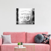 Elegant 70. Platinum Hochzeitstag Leinwanddruck (Insitu (Wohnzimmer))