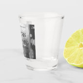 Elegant 70. Platinum Hochzeitstag Schnapsglas (Rechts)