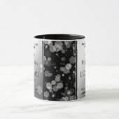 Elegant 70. Platinum Hochzeitstag Tasse (Zentrum)