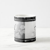 Elegant 70. Platinum Hochzeitstag Verwandlungstasse (Mittel)