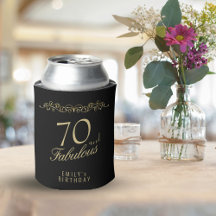 Elegant 70 und fabelhaftes Ornament 70. Geburtstag