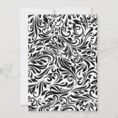 Elegant 70th Birthday Photo Einladung (Rückseite)