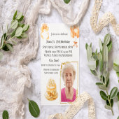 Elegant 70th Birthday Photo Party Invitation for H Einladung