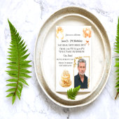 Elegant 70th Birthday Photo Party Invitation for H Einladung