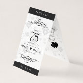 Elegant 75. Diamond Wedding Jubiläum (Rückseite)
