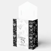 Elegant 75. Diamond Wedding Jubiläum Geschenkschachtel (Geöffnet)