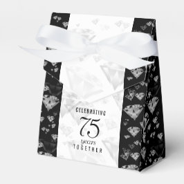 Elegant 75. Diamond Wedding Jubiläum Geschenkschachtel