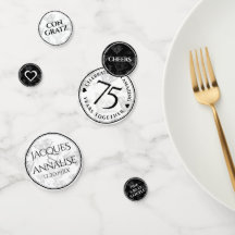 Elegant 75. Diamond Wedding Jubiläum