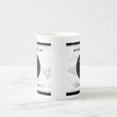 Elegant 75. Diamond Wedding Jubiläum Porzellantasse (Vorderseite)