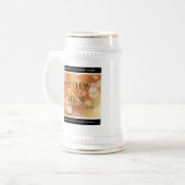 Elegant 7. 22. 49. Geburtstag der Kupferhochzeit Bierglas (Vorderseite Links)