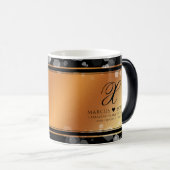 Elegant 7. 22. 49. Geburtstag der Kupferhochzeit Verwandlungstasse (VorderseiteRechts)