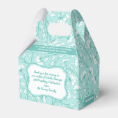 Elegant 80. (bis 99 Jahre alt) Geburtstag Geschenkschachtel (Rückseite)