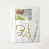 Elegant 80 und prächtige Foto Hintergrund Wandteppich (Vorderseite)