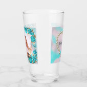 Elegant 8th Wedding Anniversary Photo Couple  Glas (Links)