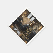 Elegant A Little Sip of Joy Comming Soon Serviette (Ecke)