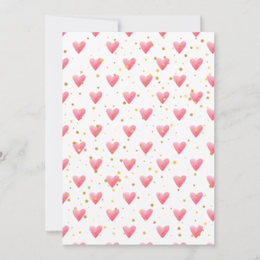 Elegant a Little Sweetheart Baby Shower Einladung (Rückseite)