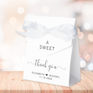 Elegant A Sweet Danke Hochzeit Geschenkschachtel