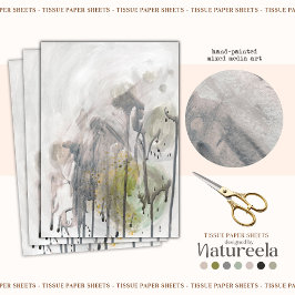 Elegant Abstract Design Decoupage Tissue Paper Seidenpapier