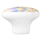 Elegant Abstract Pastel Keramikknauf (Seitenansicht)