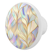 Elegant Abstract Pastel Keramikknauf (Rechts)