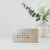 Élégant Abstrait Visitenkarte (Stehend Vorderseite)