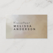 Élégant Abstrait Visitenkarte (Vorderseite)