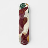 Elegant Abstrakt mit Bio Formen und Deep Tone Skateboard (Vorne)
