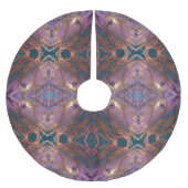 Elegant Abstrakt Polyester Weihnachtsbaumdecke (Vorderseite)