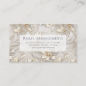 Elegant Acanthus Visitenkarte (Rückseite)