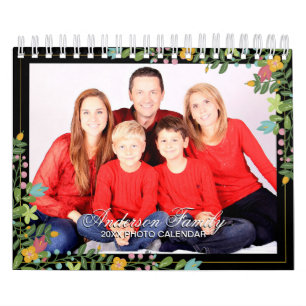 Elegant Add your own Foto 2-Seiten-Kalender 2025 Kalender