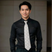 Elegant Aesthetics Spanish Geometric Pattern Tie Krawatte