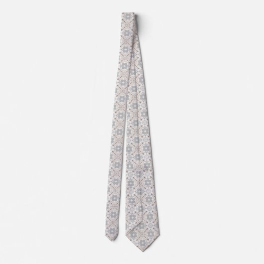 Elegant Aesthetics Spanish Geometric Pattern Tie Krawatte (Rückseite)