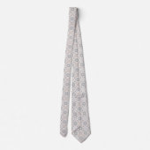 Elegant Aesthetics Spanish Geometric Pattern Tie Krawatte (Rückseite)