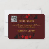 Elegant Affair RSVP Karte (Rückseite)