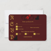 Elegant Affair RSVP Karte (Vorderseite)