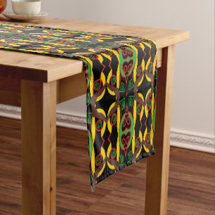 Elegant afrikanisch Inspiriert Kurzer Tischläufer