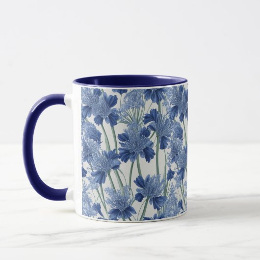 Elegant Agapanthus Floral Tasse (Links)