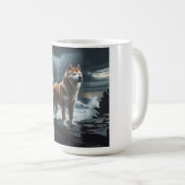 Elegant Akita Coffee Tasse (VorderseiteRechts)