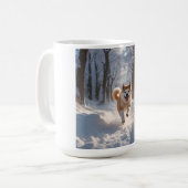 Elegant Akita Coffee Tasse (Vorderseite Links)