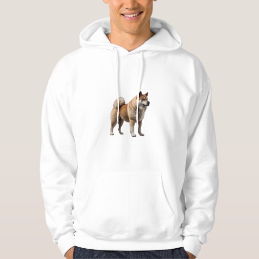 Elegant Akita Hoodie (Vorderseite)