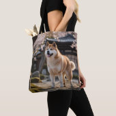 Elegant Akita Shoulder Tasche (Von Nahem)