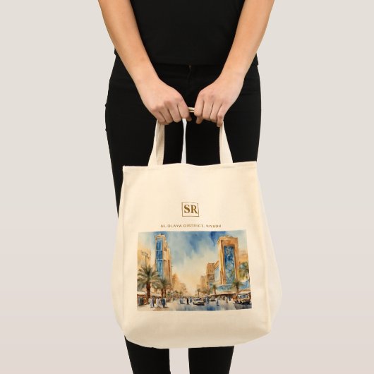 Elegant Al-Olaya District, Riyadh Tote Bag Tragetasche (Vorderseite (Produkt))
