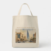 Elegant Al-Olaya District, Riyadh Tote Bag Tragetasche (Rückseite)