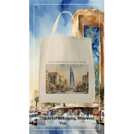 Elegant Al-Olaya District, Riyadh Tote Bag Tragetasche